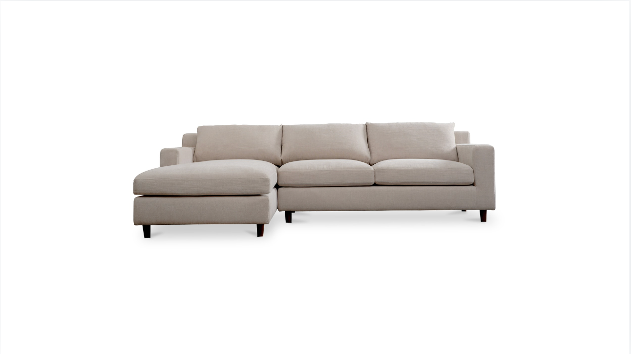 Hutton Left Sectional Beige