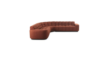 Roman L-Shaped Sectional- Rust