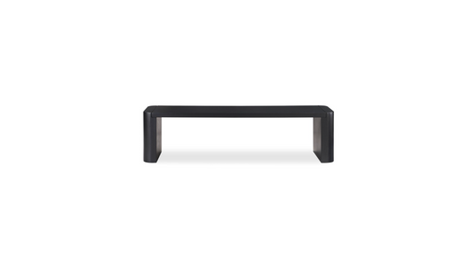 Post Dining Bench Black