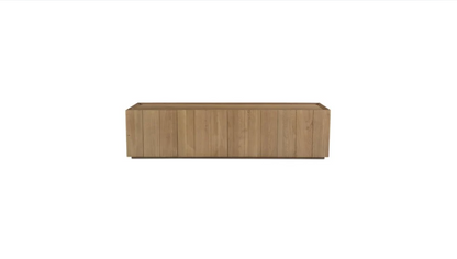 Plank Media Cabinet Natural