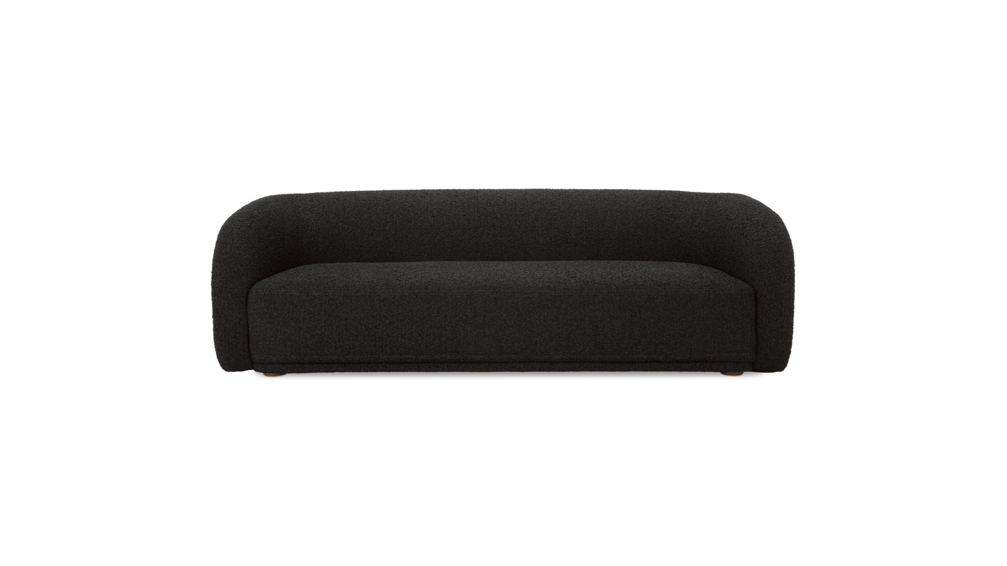 Faye Sofa Black Boucle