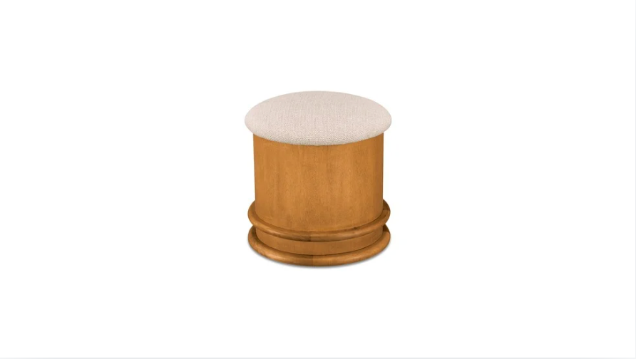 Piccolo Storage Stool Flecked Oatmeal