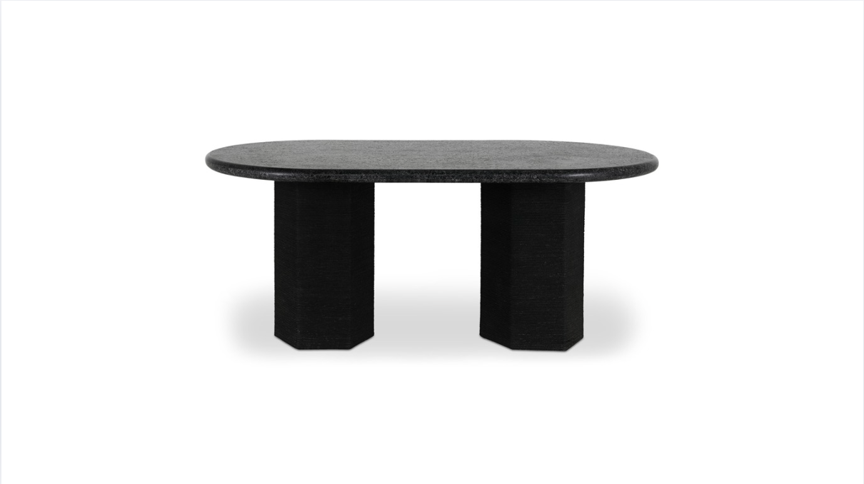 Sartoria Dining Table Black Granite