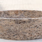 Silver Latte Travertine Natural Stone Above Vanity Bathroom Sink Polished (D)16" (H)5"