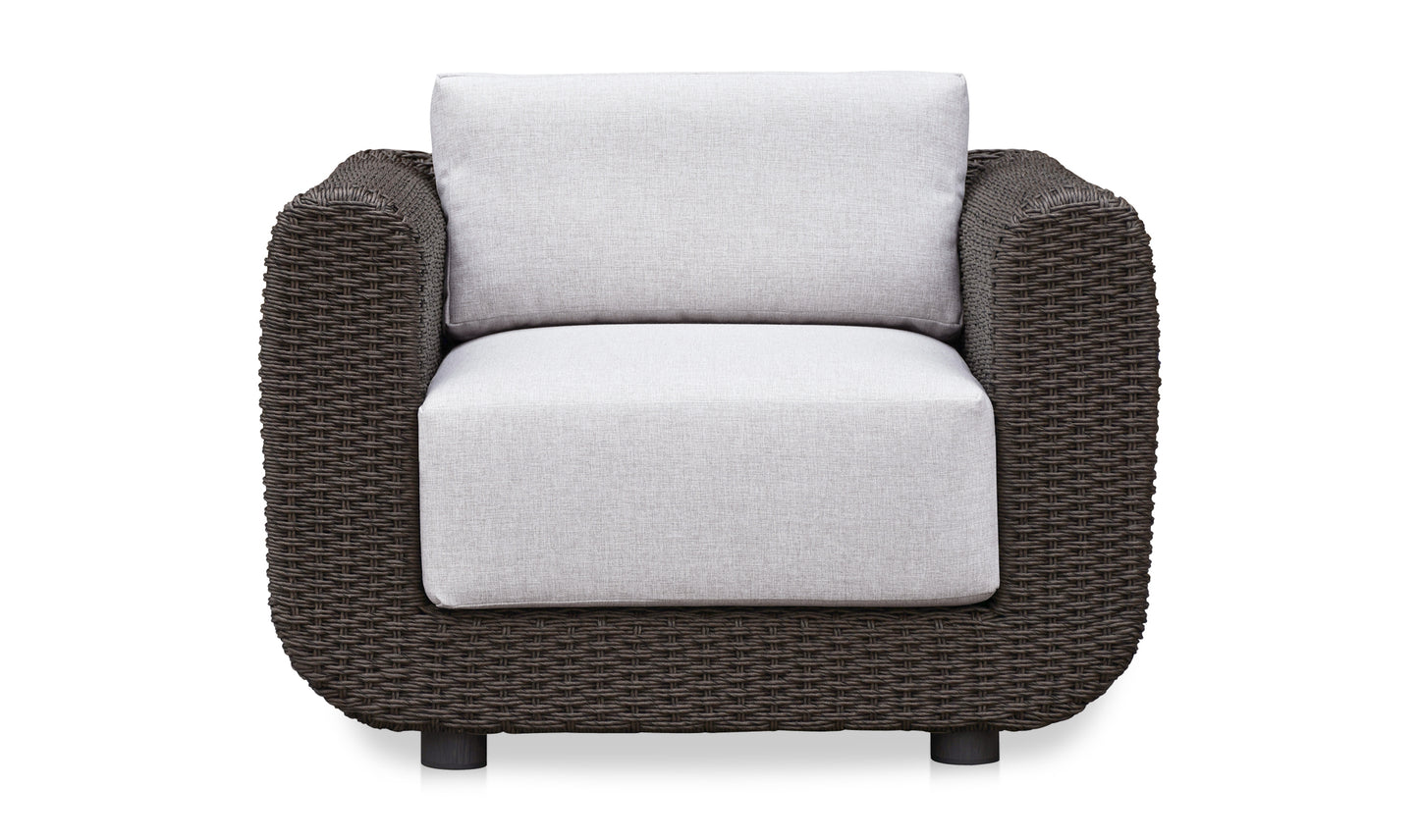 Soma Outdoor Accent Chair Dark Brown