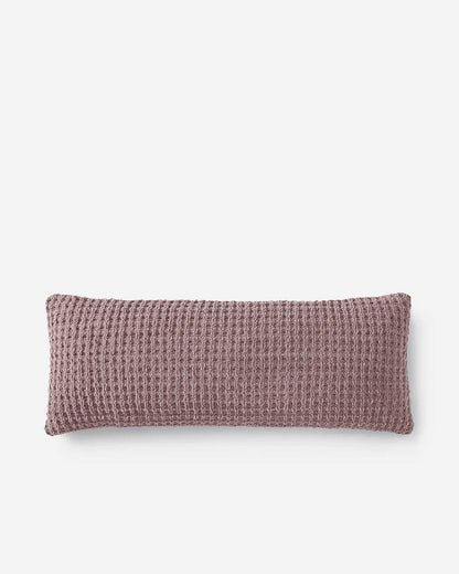 Snug Waffle Lumbar Pillow