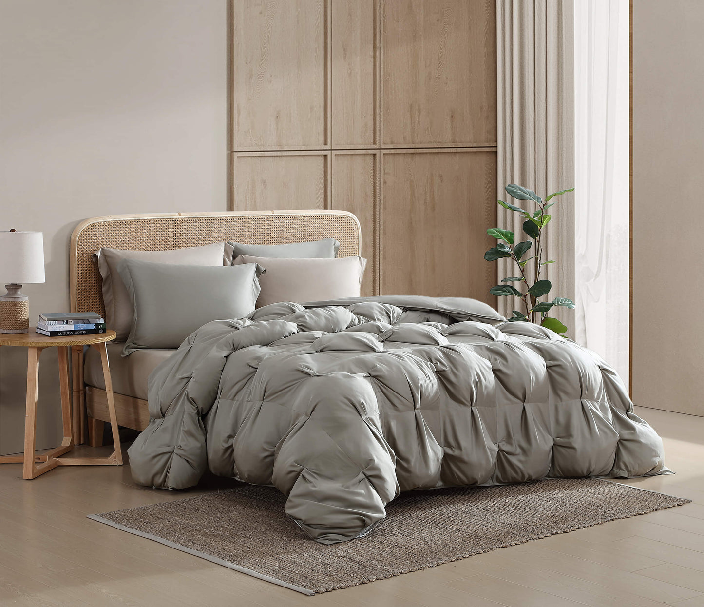 Natural Premium Bamboo Sham Set