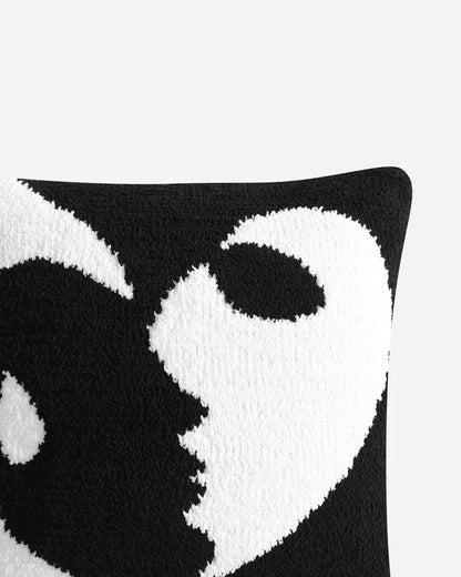 Faces II Throw Pillow