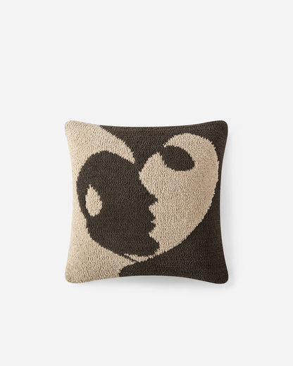 Faces II Throw Pillow