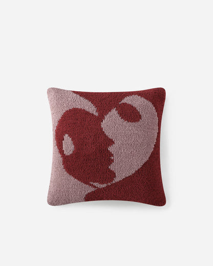 Faces II Throw Pillow