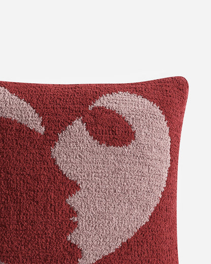 Faces II Throw Pillow