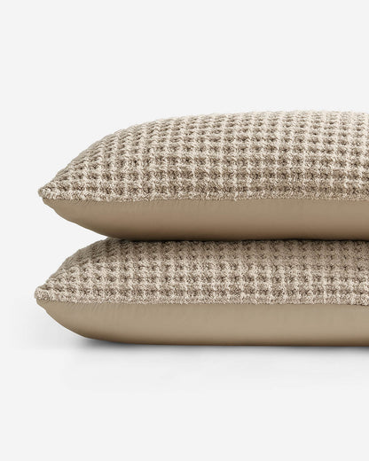 Snug Waffle + Bamboo Sham Set