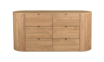 Theo 6 Drawer Dresser-Natural