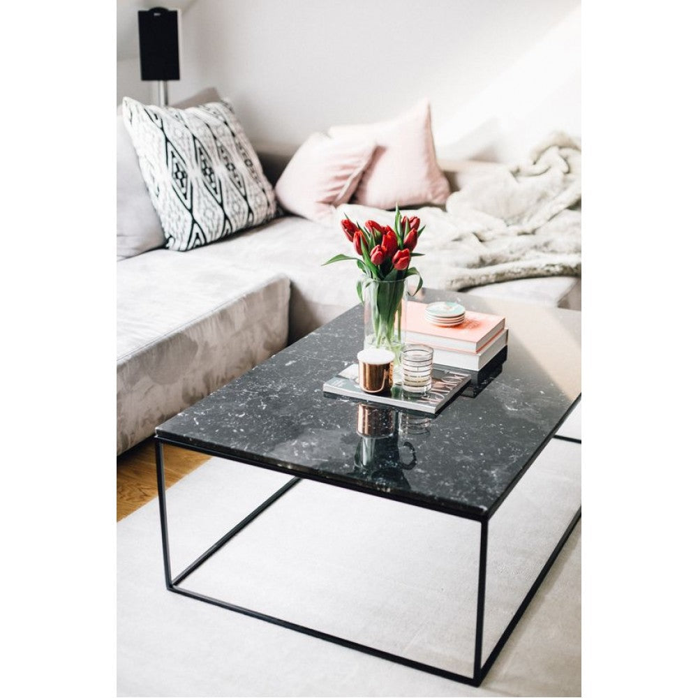 TCSC | Marble Coffee Table Square Polished and Eased Edge