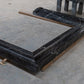 Toros Black Marble Hand-carved Fireplace Mantel Polished (W)49" (H)69"