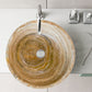 Traonyx Natural Stone Above Vanity Bathroom Sink Honed (D)16" (H)6"