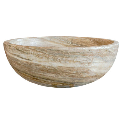 TCSC | Traonyx Natural Stone Above Vanity Bathroom Sink Honed (D)16" (H)6"