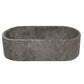 TCSC | Tundra Gray Marble Bathtub Hand-carved from Solid Marble Block (W)29.5" (L)67" (H)19.5"