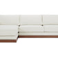 Vernon Left Sectional White