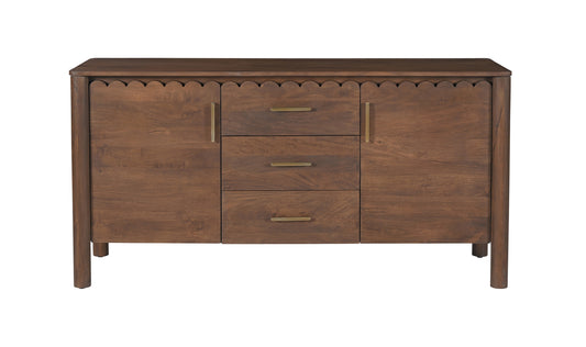 Wiley 3 Drawer Sideboard Vintage Brown