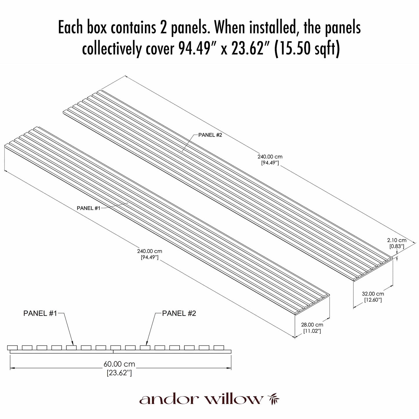 Original Willow Panel (8' height)