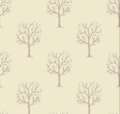 Loomwell Home Goods Taupe / Sample 1 foot by 1 foot Adair Wallpaper by ArtShades