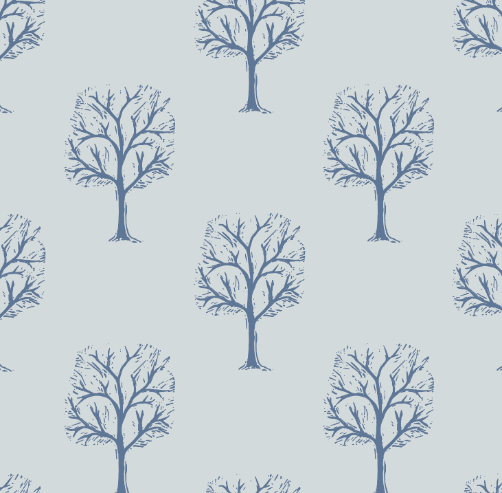 Loomwell Home Goods Light Blue / Sample 1 foot by 1 foot Adair Wallpaper by ArtShades