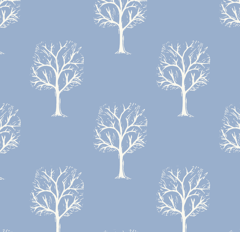 Loomwell Home Goods Dark Blue / Sample 1 foot by 1 foot Adair Wallpaper by ArtShades