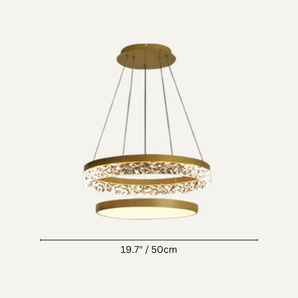 Residence Supply A - Gold - 60W / Cool White - No Remote / 19.7" / 50cm Aegle Chandelier