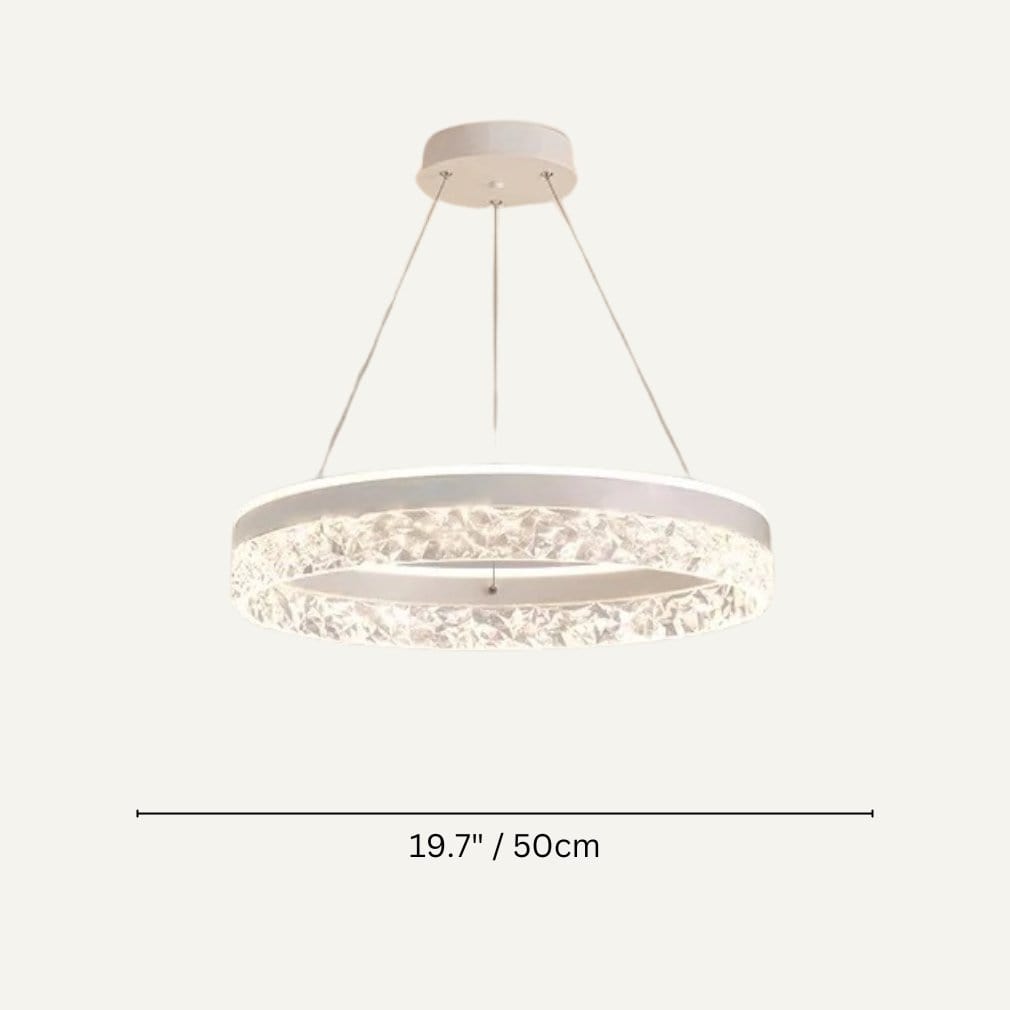 Residence Supply C - White - 50W / Cool White - No Remote / 19.7" / 50cm Aegle Chandelier