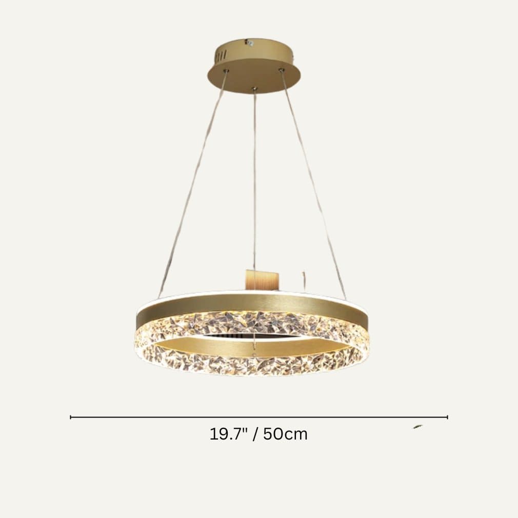 Residence Supply C - Gold - 50W / Cool White - No Remote / 19.7" / 50cm Aegle Chandelier