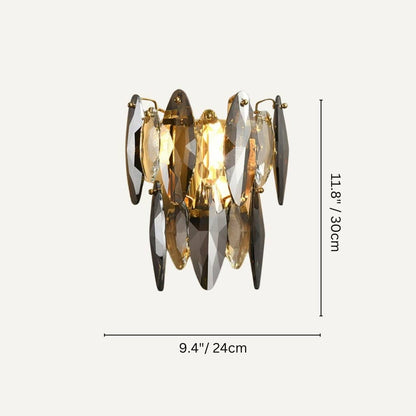 Residence Supply Wall Lamp - 9.4" x 11.8" / 24cm x 30cm / Warm White Aelgar Chandelier