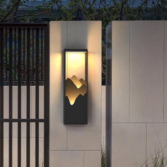 Residence Supply 14.7" x 5.5" / 37.5cm x 14cm - 6W / Warm Light (3000K) Aeternus Outdoor Wall Lamp