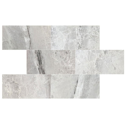 TCSC | Agora Royal Gray Marble Polished Floor and Wall Tile - Large Format - Livfloors Collection