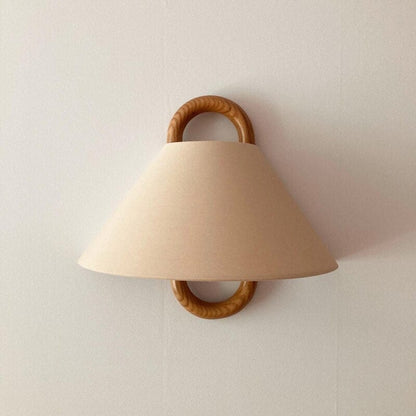 Residence Supply Plain - Beige / EU Plug / 13.4" x 11.8" / 34cm x 30cm Aine Wall Lamp