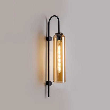 Residence Supply A - 3.9" x 27.5" / 10cm x 70cm / Without Bulb Akis Glass Wall Lamp