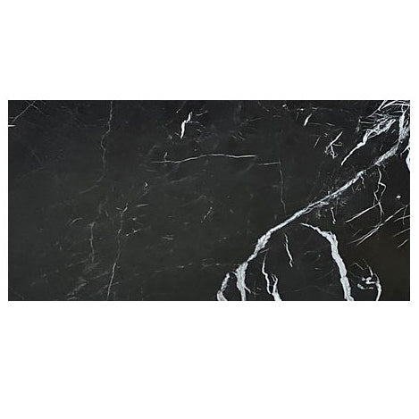 TCSC | Alexandrette Black Marble Polished Floor and Wall Tile - Large Format - Livfloors Collection