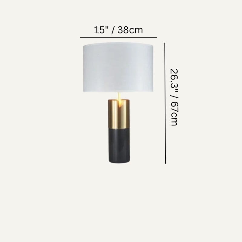 Residence Supply 15" x 26.3" / 38 x 67cm / 8W Alfar Table Lamp