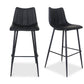 Moe's BLACK ALIBI BAR STOOL- SET OF TWO (BLACK)