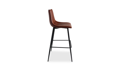 Moe's BROWN ALIBI BAR STOOL- SET OF TWO (BROWN)