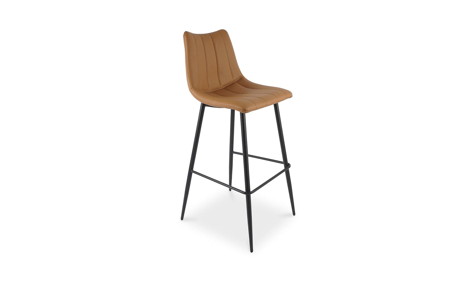 Moe's TAN ALIBI BAR STOOL- SET OF TWO (TAN)