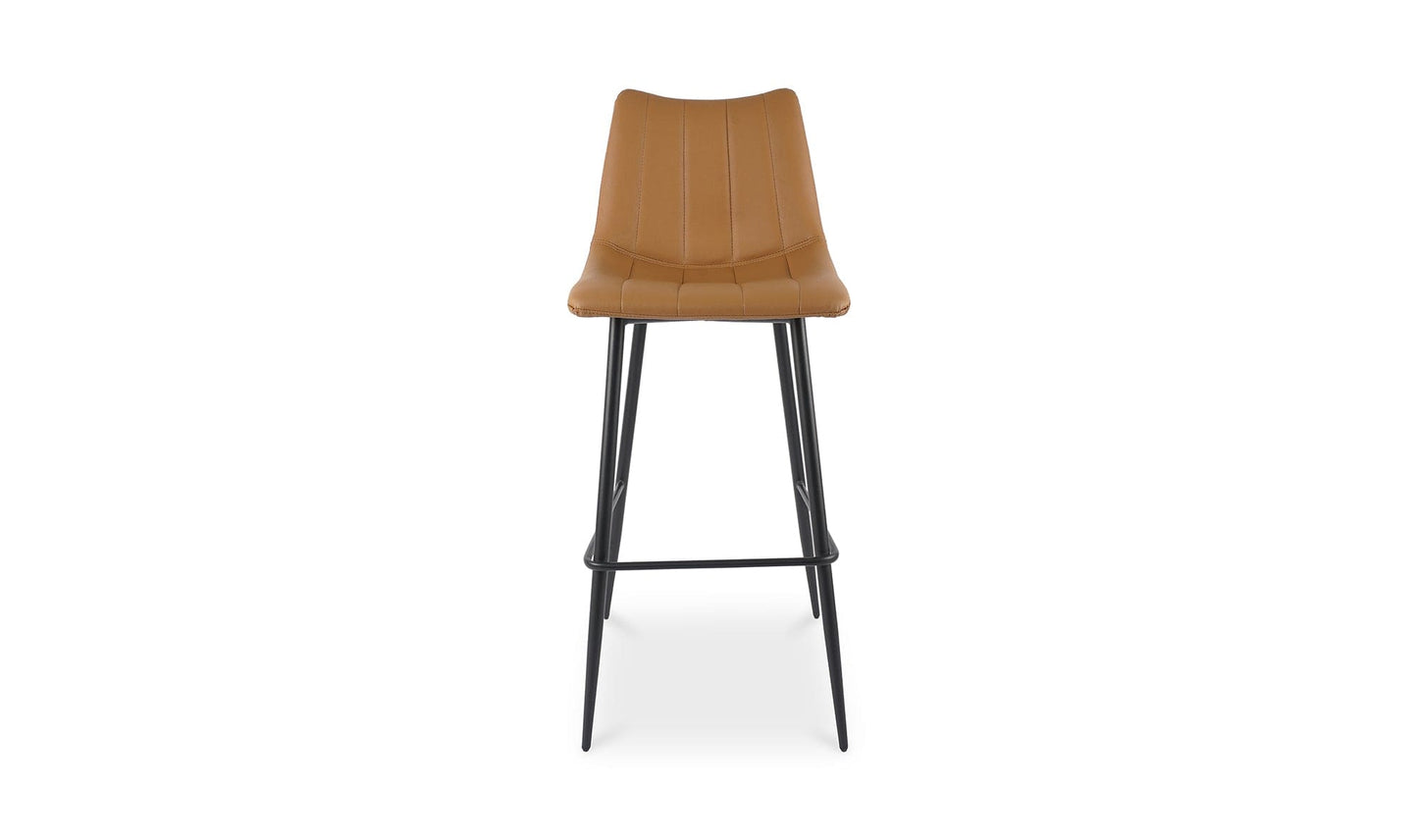 Moe's TAN ALIBI BAR STOOL- SET OF TWO (TAN)