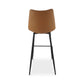 Moe's TAN ALIBI BAR STOOL- SET OF TWO (TAN)