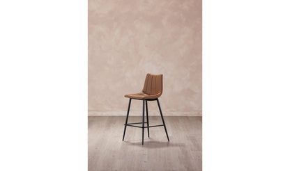 Moe's TAN ALIBI BAR STOOL- SET OF TWO (TAN)