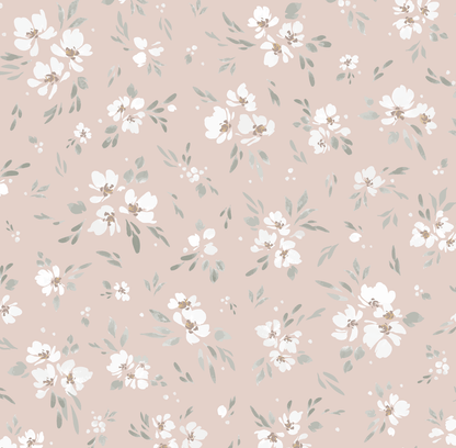 Loomwell Home Goods Pink / Sample 1 foot by 1 foot Alina Wallpaper by Melissa Johnson Design