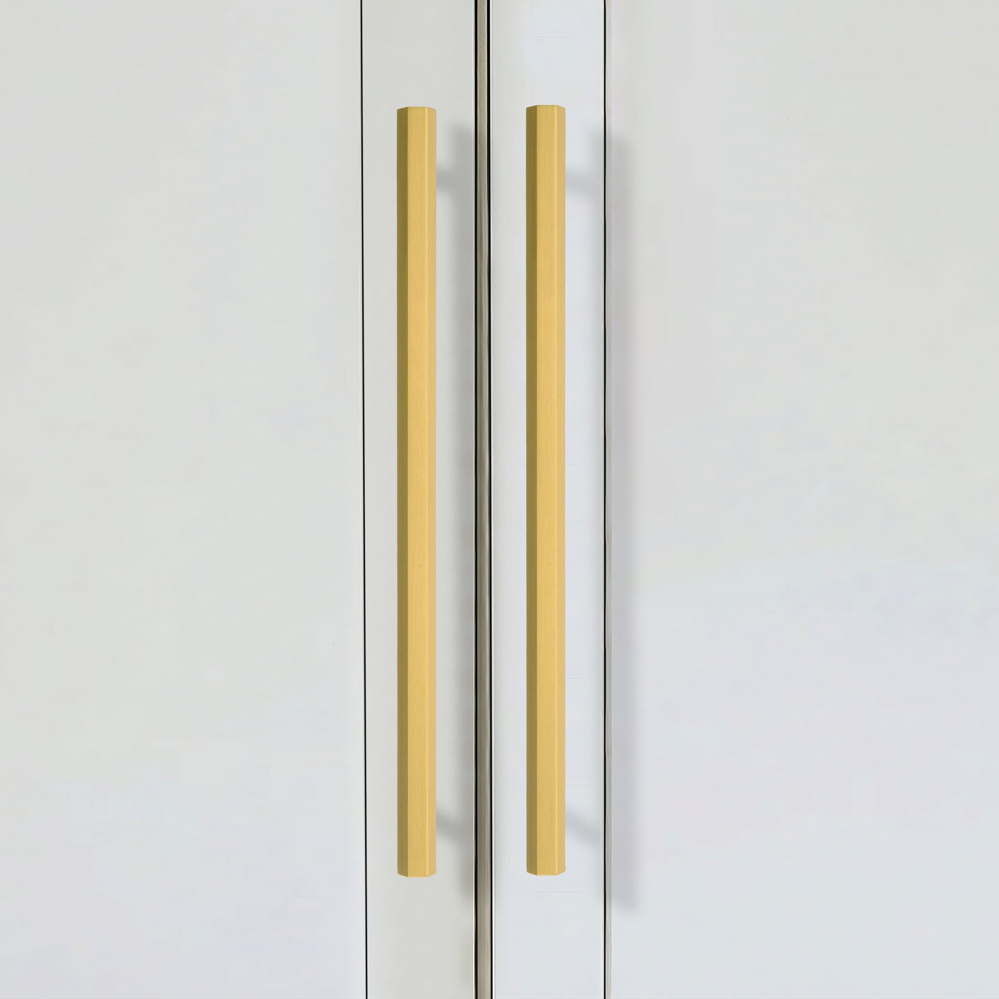 Solid Brass Hexagonal Pull Handles