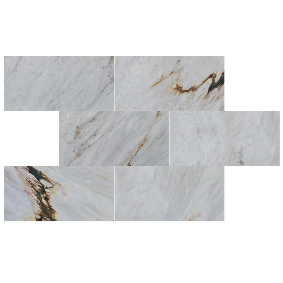 TCSC | Alpina White Marble Polished Floor and Wall Tile - Large Format - Livfloors Collection