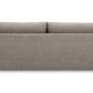 Moe's ALVIN SOFA-TAN Organic Bookshelf Slab with Glass Shelves