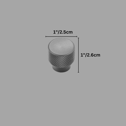 Residence Supply Knob: 1" / 2.5cm / Grey Alyma Knob & Pull Bar