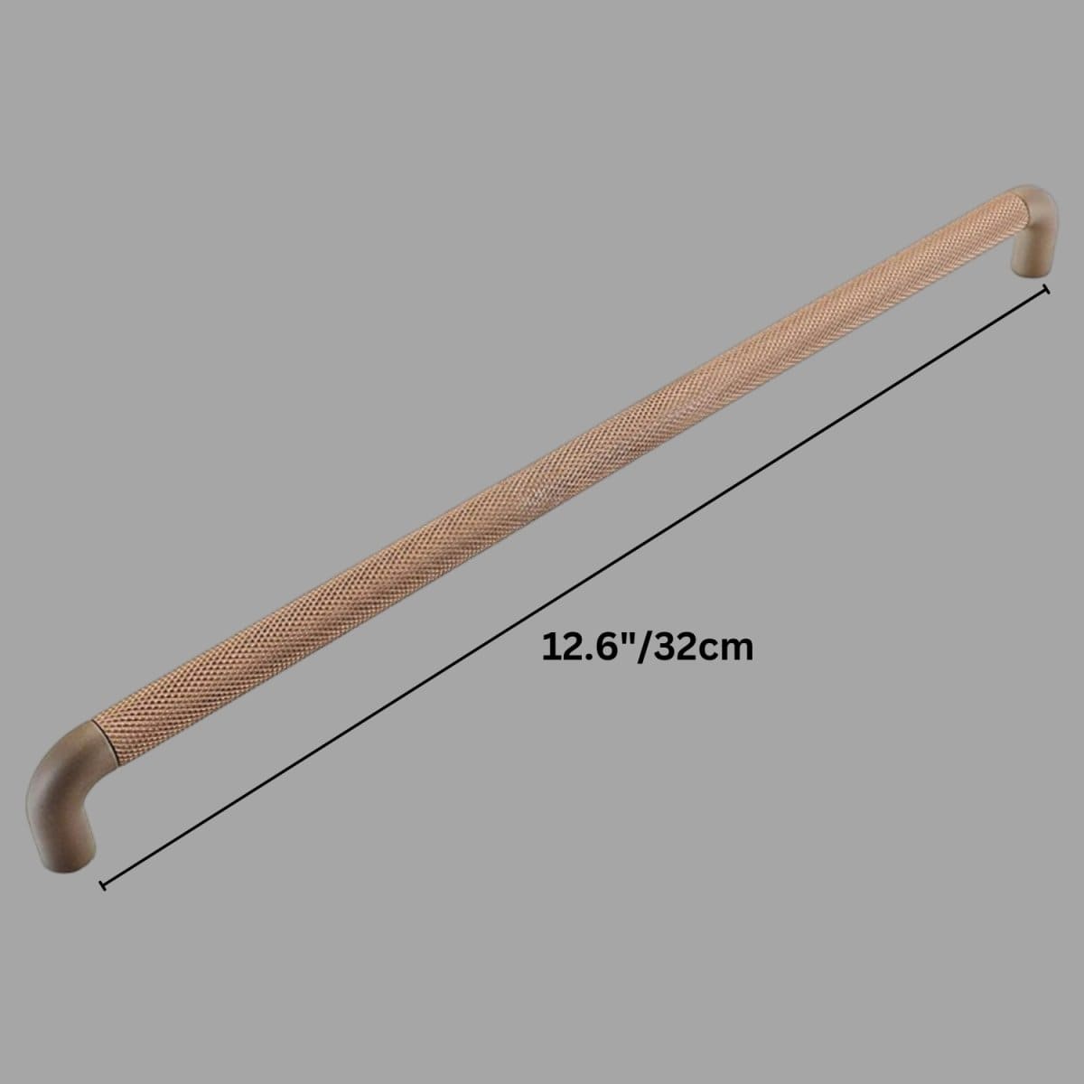 Residence Supply Hole to Hole: 12.6" / 32cm / Brown Alyma Knob & Pull Bar